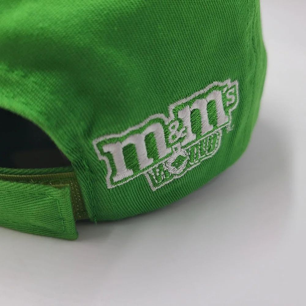 Youth M&M's World Hat Adjustable Green Character Casual Halloween Costume Cotton